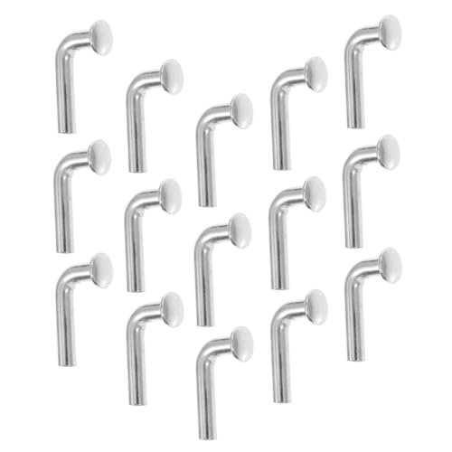 BUGUUYO 50 Stück Schwere Palettenregal Sicherheits-pin J-clip aus Robustem Stahl Verzinkt Flacher Kopf Gebogen für Palettenregal Zubehör Einfache Montage Hohe Tragkraft von BUGUUYO