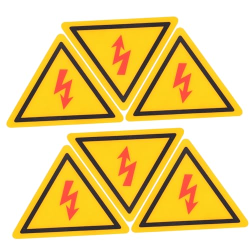 BUGUUYO 6 Stück Hochspannung Warnaufkleber PC material Ölbeständig Elektrische Schalttafel Sicherheitskennzeichnung Dreieck Industrie Baustelle Warnhinweis BUGUUYO 6 Stück Hochspannung Warnaufkleber PC material Ölbeständig Elektrische Schalttafel Sicherheitskennzeichnung Dreieck Industrie Baustelle Warnhinweis von BUGUUYO