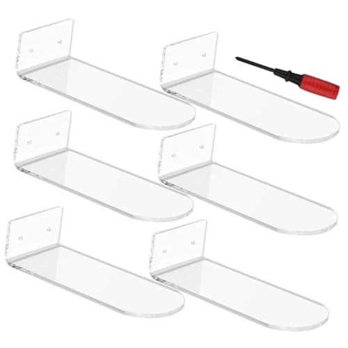 BUGUUYO 6stücke Schwebende Schuhregale Aus Transparente Wandregale Für Schuhe Zum Präsentieren Von Sneakern Dekoration von BUGUUYO