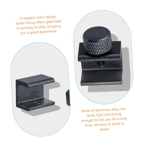 BUGUUYO 8 Stück Teiliges Aluminiumlegierung Glasklemmen Verstellbar Druck Hot Bed Glasplattform Befestigung Kompatibel mit Glas Aluminiumsubstrat Langlebig und Einfach zu Montieren BUGUUYO 8 Stück Teiliges Aluminiumlegierung Glasklemmen Verstellbar Druck Hot Bed Glasplattform Befestigung Kompatibel mit Glas Aluminiumsubstrat Langlebig und Einfach zu Montieren von BUGUUYO