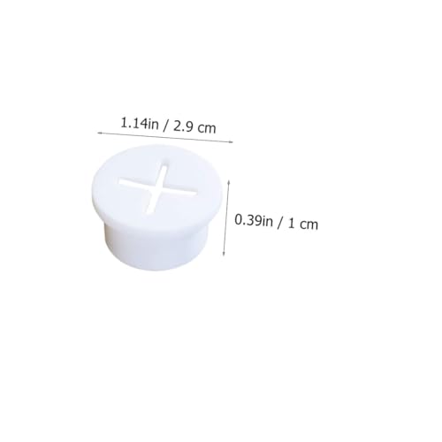 BUGUUYO 8 Stück Teiliges Kabeldurchführungs Weichem Gummi Staubschutz für Kabellöcher Am Schreibtisch Einfache Installation Weiß Kabelorganisation und Zugentlastung für Büro und Zuhause von BUGUUYO