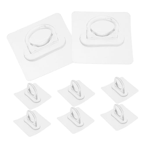 BUGUUYO 8 Stück Teiliges Transparente Selbstklebende Bad Haken ohne Bohren Multifunktionale Runde Wandhaken für Shampoo Handtücher und Sprühflaschen Einfache Montage Schadenfreie BUGUUYO 8 Stück Teiliges Transparente Selbstklebende Bad Haken ohne Bohren Multifunktionale Runde Wandhaken für Shampoo Handtücher und Sprühflaschen Einfache Montage Schadenfreie von BUGUUYO