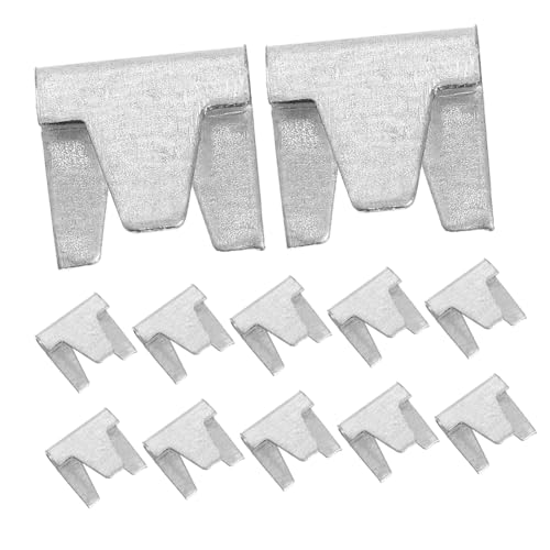 BUGUUYO 800 Stück Pet Cage Clip Drahtklemmen für Käfig Verbindungsclip für Haustierkäfige Kleines Tierkäfigzubehör Schnallen für Vogelkäfige Kleiner Drahtkäfigschnalle Eisen Silber von BUGUUYO