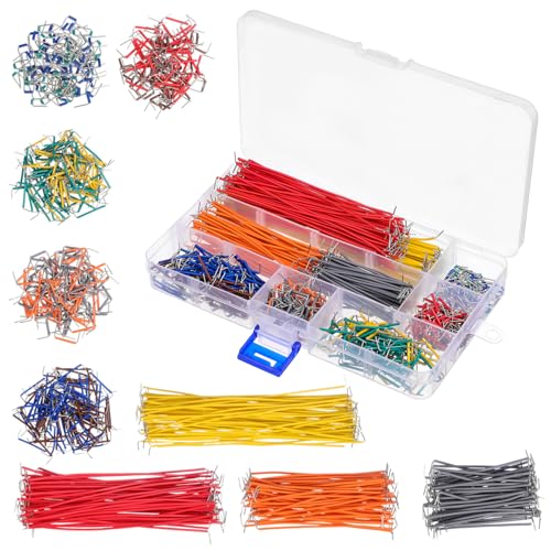 BUGUUYO 840 Stk. Teiliges Jumper-draht Aluminiumkern Flexiblen Breadboard-kabeln in Verschiedenen Längen und Farben Langlebig für Elektronik Pcb-prototyping und Vielseitige Anwendungen BUGUUYO 840 Stk. Teiliges Jumper-draht Aluminiumkern Flexiblen Breadboard-kabeln in Verschiedenen Längen und Farben Langlebig für Elektronik Pcb-prototyping und Vielseitige Anwendungen von BUGUUYO