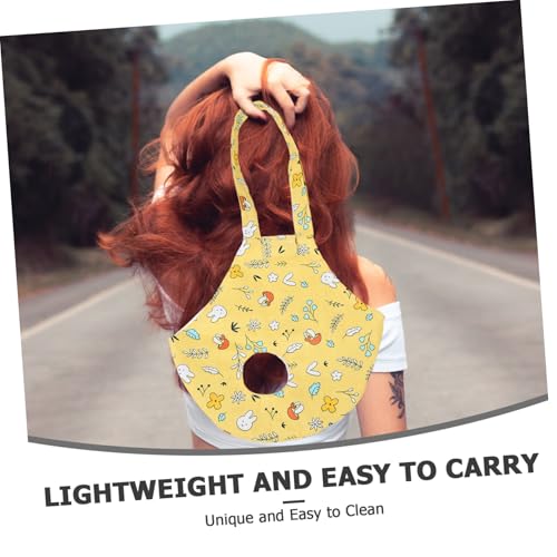 BUGUUYO Atmungsaktive Hühnertragetasche mit Griff Leichter Hühnerhalter für Kleine Haustiere Praktischer Outdoor-hühnersling für Sicheren Transport von Hennen Enten und Hähnen bei von BUGUUYO