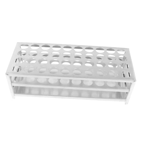 BUGUUYO Auffangschale Test Organizer Halter Für Test Rack Halter Rack Für Labor Silber BUGUUYO Auffangschale Test Organizer Halter Für Test Rack Halter Rack Für Labor Silber von BUGUUYO