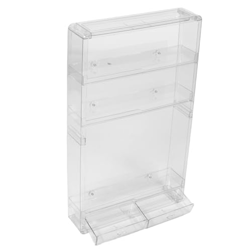 BUGUUYO Badezimmer Regal Wandmontierte Badhalterung Badezimmerregal Zur Wandmontage Waschtischlager -schelfwandhalterung No-Drill Hanging Regal No-Drill-wandlager Transparent Das Haustier BUGUUYO Badezimmer Regal Wandmontierte Badhalterung Badezimmerregal Zur Wandmontage Waschtischlager -schelfwandhalterung No-Drill Hanging Regal No-Drill-wandlager Transparent Das Haustier von BUGUUYO