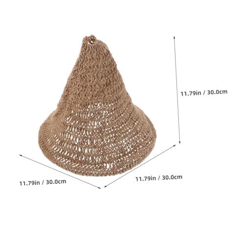 BUGUUYO Boho Lampenschirm Handgewebt Baumwolle Seil Pendelleuchte Lichtdiffusor Für Schlafzimmer Wohnzimmer Rustikaler Hängelampen Überzug von BUGUUYO