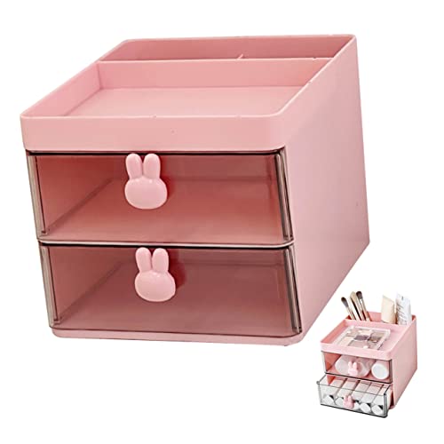 BUGUUYO Mehrschichtiger Schreibtisch-Organizer s Desktop-Kosmetikbehälter Badezimmer- Praktischer Für Kinder-Pinsel Desktop-Halter -Regal Für Hautpflegeprodukte von BUGUUYO