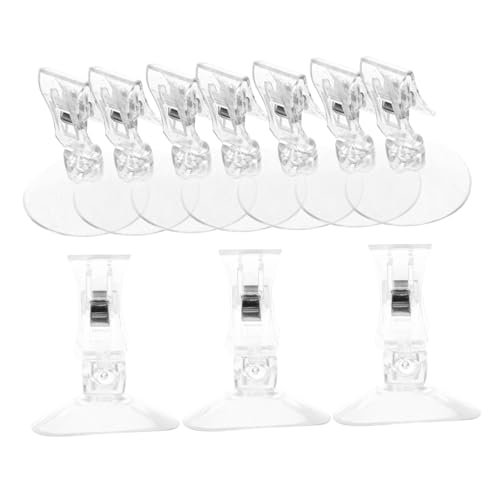 BUGUUYO 10stücke Duschvorhang Clips Mit Saugknopf Spritzschutz Für Badezimmer Windfest Und Leicht An Glatten Wänden Zu Befestigen Für Badewanne Und Dusche von BUGUUYO