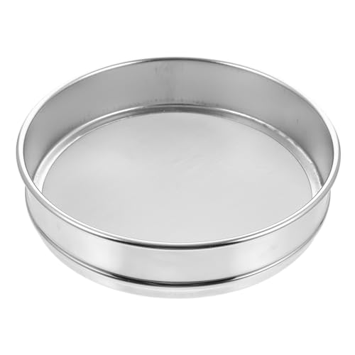 BUGUUYO Edelstahl Laborsieb Doppelrahmen Maschen Testsieb für Erde Pulver Analyse Korrosionsbeständig Leicht und Hochtemperaturbeständig BUGUUYO Edelstahl Laborsieb Doppelrahmen Maschen Testsieb für Erde Pulver Analyse Korrosionsbeständig Leicht und Hochtemperaturbeständig von BUGUUYO