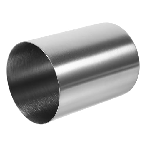 BUGUUYO Edelstahl Trinkbecher Multifunktional Zahnbürstenbecher Wassercup Metallbecher für Zuhause Party Reise Langlebig Leicht zu Reinigen von BUGUUYO