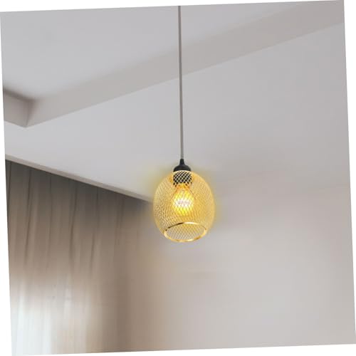 BUGUUYO Eisen draht lampenschirm Lampenschirm Ersatz Hängelampe Deckenleuchte Wohnzimmer Esszimmer Schlafzimmer Robust Modern Schlicht von BUGUUYO