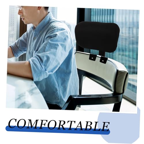 BUGUUYO Ergonomische Gepolsterte Kopfstütze für Bürostuhl Höhenverstellbares Nackenstützkissen Einfach Montierbares Aufsatzkissen für Drehstuhl und Computerstuhl Schwarz mit Clip BUGUUYO Ergonomische Gepolsterte Kopfstütze für Bürostuhl Höhenverstellbares Nackenstützkissen Einfach Montierbares Aufsatzkissen für Drehstuhl und Computerstuhl Schwarz mit Clip von BUGUUYO