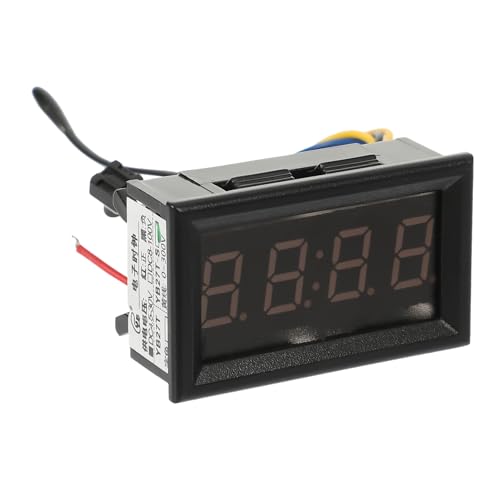 BUGUUYO Fahrzeug-digitaluhr mit Grünem -display Integrierter Thermometer Spannungsmesser Klare Anzeige Einfache Installation im Zigarettenanzünder Vielseitig für Auto-innenraum BUGUUYO Fahrzeug-digitaluhr mit Grünem -display Integrierter Thermometer Spannungsmesser Klare Anzeige Einfache Installation im Zigarettenanzünder Vielseitig für Auto-innenraum von BUGUUYO