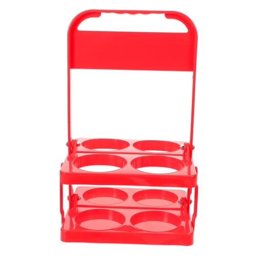 BUGUUYO Faltbarer Bierkorb aus Kunststoff mit Griff für Flaschen Wiederverwendbarer Bierträger Praktischer Flaschenträger für Transport und Lagerung Geeignet für Bar Zuhause Camping von BUGUUYO