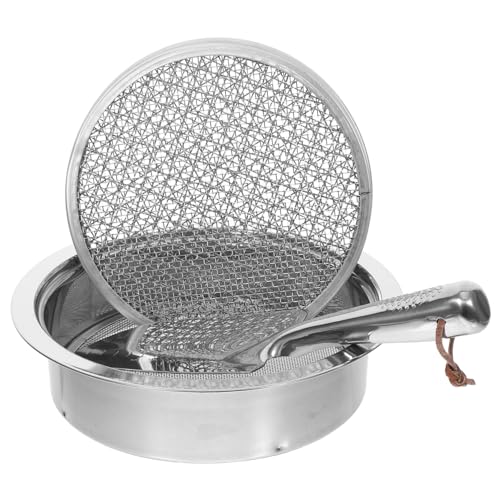 BUGUUYO Gartensieb Bodensieb aus Edelstahl mit Austauschbaren Maschenweiten und Schaufel Gartenerdsieb für Kompost Unkrautentfernung Bodenfiltration und Verbesserte Pflanzenqualität BUGUUYO Gartensieb Bodensieb aus Edelstahl mit Austauschbaren Maschenweiten und Schaufel Gartenerdsieb für Kompost Unkrautentfernung Bodenfiltration und Verbesserte Pflanzenqualität von BUGUUYO