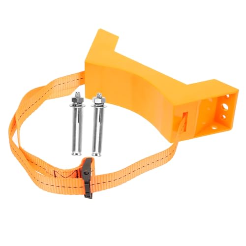 BUGUUYO Gasflaschenhalter Wandmontage Abs PP Halterung für Propan Stickstoffzylinder mit Sicherheitsgurt Robust Langlebig Sicherer Gaszylinderhalter für Industrie und Camping BUGUUYO Gasflaschenhalter Wandmontage Abs PP Halterung für Propan Stickstoffzylinder mit Sicherheitsgurt Robust Langlebig Sicherer Gaszylinderhalter für Industrie und Camping von BUGUUYO