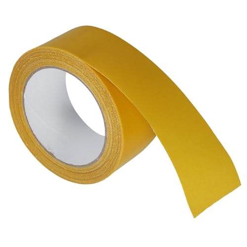 BUGUUYO Gelbes Fiberglas gewebeband mit Starkem Klebstoff Reißfestes Doppelseitiges Reparaturband für Teppich Isolierung Dichtung Vielseitig Einsetzbar für Heimwerker und Experten von BUGUUYO