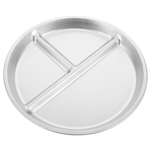 BUGUUYO Geteilte Servierplatten für Gesunde Portionierung für Camping und Restaurants Fächer Design für Snacks und von BUGUUYO