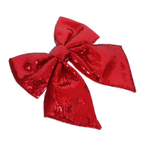 BUGUUYO Weihnachtsdeko Schleife Dekorative Schleife Aus PVC Und Epe-Schaum Glitzernde Weihnachtsbaum-Schleife Für Fenster Türen Geschenke Und Party-Dekoration von BUGUUYO