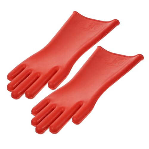 BUGUUYO Gummihandschuhe Isolierende Arbeitshandschuhe Hochspannungsschutz Elektriker Handschuhe Ergonomisch Leicht Hohe Abriebfestigkeit Für Industrie Außen Innen BUGUUYO Gummihandschuhe Isolierende Arbeitshandschuhe Hochspannungsschutz Elektriker Handschuhe Ergonomisch Leicht Hohe Abriebfestigkeit Für Industrie Außen Innen von BUGUUYO
