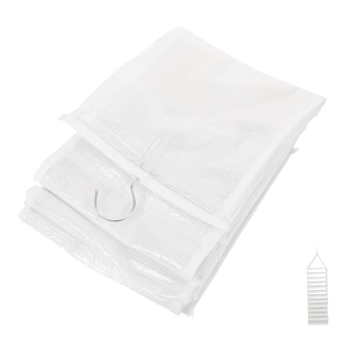 BUGUUYO Hängender Kleiderschrank Organizer Fächer PVC Transparente Aufbewahrungstasche mit Haken Platzsparender Kleidertrenner für Hosen Hemden und Kinderkleidung BUGUUYO Hängender Kleiderschrank Organizer Fächer PVC Transparente Aufbewahrungstasche mit Haken Platzsparender Kleidertrenner für Hosen Hemden und Kinderkleidung von BUGUUYO