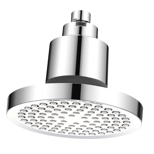 BUGUUYO Hochdruck-duschkopf Stufigem Filter Wasserenthärter für Hartes Wasser Chlorreduzierend Abnehmbarer Filter Weiches Duscherlebnis für Haut und Haare Silber von BUGUUYO