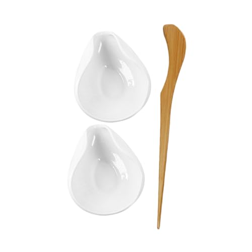 BUGUUYO Keramik Teeset mit Porzellan Teelöffeln für Losen Tee und Kaffeebohnen Handliche Teeschaufel mit Feiner Verarbeitung Reisefreundlich Langlebig und Formstabil Weißes Vintage Design BUGUUYO Keramik Teeset mit Porzellan Teelöffeln für Losen Tee und Kaffeebohnen Handliche Teeschaufel mit Feiner Verarbeitung Reisefreundlich Langlebig und Formstabil Weißes Vintage Design von BUGUUYO