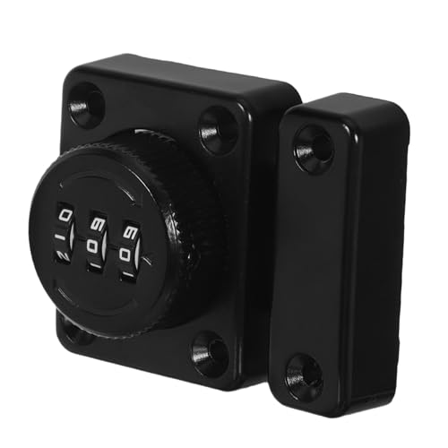 BUGUUYO Keyless Cabinet Door Code Lock Mechanisches Zahlenschloss Passend Für Schränke Und Garderoben Ohne Bohren Einfache Montage Sicherheitsverschluss von BUGUUYO