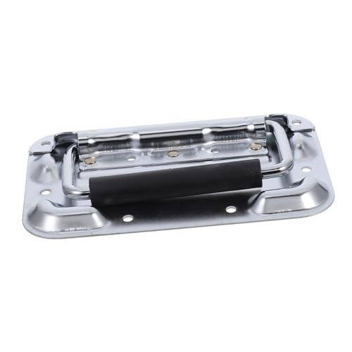 BUGUUYO Klappbarer Federgriff aus Robustem Verchromter Kistengriff für Werkzeugkoffer und Schränke Einfach zu Montierender Tragegriff für Fronttüren und Kisten Langlebiges BUGUUYO Klappbarer Federgriff aus Robustem Verchromter Kistengriff für Werkzeugkoffer und Schränke Einfach zu Montierender Tragegriff für Fronttüren und Kisten Langlebiges von BUGUUYO