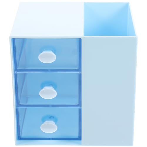 BUGUUYO Kosmetik Organizer Aufbewahrungsbox Makeup Holder Großer Multi fach Makeup Organizer für Büro Bad Schlafzimmer Leichter in Blau Vielseitig und Praktisch BUGUUYO Kosmetik Organizer Aufbewahrungsbox Makeup Holder Großer Multi fach Makeup Organizer für Büro Bad Schlafzimmer Leichter in Blau Vielseitig und Praktisch von BUGUUYO