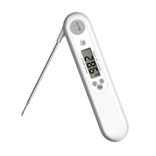 BUGUUYO Küchen Bbq Thermometer Digitales Wasserdichtes Fleischthermometer mit Großem Bildschirm für Grill und Babynahrung Robustes Temperaturbeständiges Design für Präzises Kochen BUGUUYO Küchen Bbq Thermometer Digitales Wasserdichtes Fleischthermometer mit Großem Bildschirm für Grill und Babynahrung Robustes Temperaturbeständiges Design für Präzises Kochen von BUGUUYO