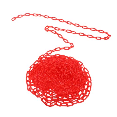 BUGUUYO Kunststoff Absperrkette Rot Flexible Sicherheitskette für Personenlenkung Verkehrssicherheit und Baustellen Leicht Verstellbar und Tragbar BUGUUYO Kunststoff Absperrkette Rot Flexible Sicherheitskette für Personenlenkung Verkehrssicherheit und Baustellen Leicht Verstellbar und Tragbar von BUGUUYO