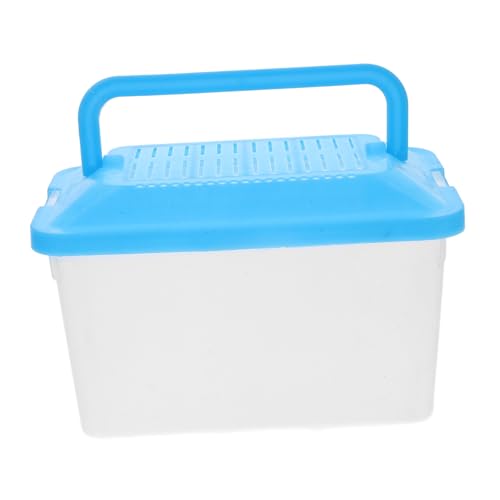 BUGUUYO Plastikschildkrötenfischbehälter Zuchtbox Für Reptilien Tragbare Schildkröte Kaulquappen Becken Und Aquarien Für Wasserschildkröten Hamsterkäfige Haustierhaus Füttern von BUGUUYO