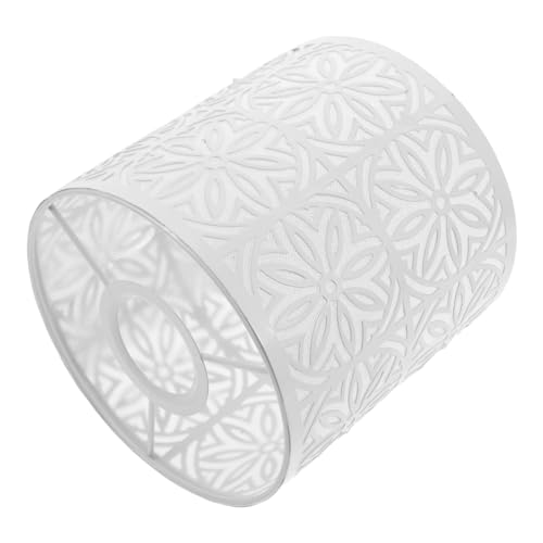 BUGUUYO Lampenschirm aus Hohles Design für Tisch und Wandleuchten Korrosionsbeständig Weiß Künstlerische Lichtmuster Wohn und Schlafzimmer Dekoration BUGUUYO Lampenschirm aus Hohles Design für Tisch und Wandleuchten Korrosionsbeständig Weiß Künstlerische Lichtmuster Wohn und Schlafzimmer Dekoration von BUGUUYO