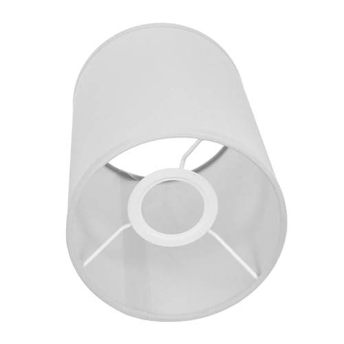 BUGUUYO Lampenschirm aus Stoff E27 Lampenschirm Ersatzschirm für Stehlampe moderne Lampenabdeckung Trommel Lampenabdeckung aus Stoff Beige von BUGUUYO