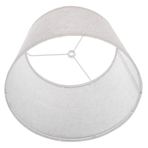 BUGUUYO Lampenschirm aus Stoff Eckiger Nachttischlampe Lampenschirm Sanft Lichtstreuend Vintage Design Geeignet für Schlafzimmer Hotel Arbeitszimmer und Wohnzimmer Dekorativer von BUGUUYO