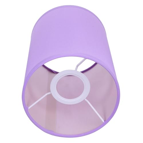 BUGUUYO Lampenschirm aus Stoff Stofflampe Trommelstoff Schattenstock Lampenabdeckung aus Stoff hoher Stofflampenschirm Ersatzschirm für Stehlampe Tischlampenschirm Violett BUGUUYO Lampenschirm aus Stoff Stofflampe Trommelstoff Schattenstock Lampenabdeckung aus Stoff hoher Stofflampenschirm Ersatzschirm für Stehlampe Tischlampenschirm Violett von BUGUUYO