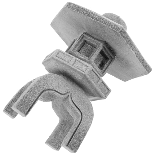 BUGUUYO Laterne Aus Stein Gartenschmuck Solare Gartenornamente Lichterketten Solar Solar-gartenleuchten Im Freien Feenhaus Mini-pagode Simulationspavillonmodell Desktop-Ornamente Sandstein BUGUUYO Laterne Aus Stein Gartenschmuck Solare Gartenornamente Lichterketten Solar Solar-gartenleuchten Im Freien Feenhaus Mini-pagode Simulationspavillonmodell Desktop-Ornamente Sandstein von BUGUUYO