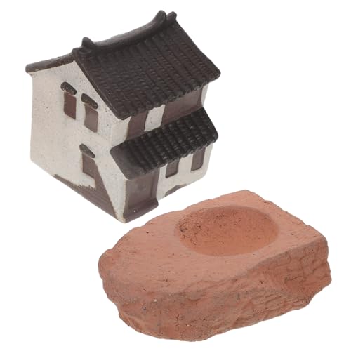 BUGUUYO Mikro-Landschaftsverzierung Mini-Harzhaus Vintage-Hausmodell Miniaturdorf Miniatur-Landschaftsdekor Simulationshausstatue Aquarium-Landschaftsdekoration Feengarten- Keramik BUGUUYO Mikro-Landschaftsverzierung Mini-Harzhaus Vintage-Hausmodell Miniaturdorf Miniatur-Landschaftsdekor Simulationshausstatue Aquarium-Landschaftsdekoration Feengarten- Keramik von BUGUUYO