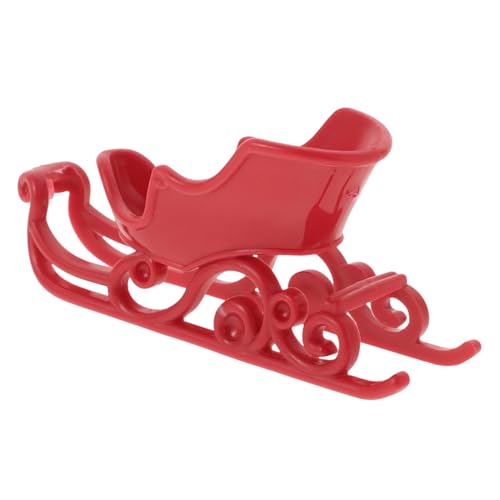BUGUUYO Mini Weihnachts Schlitten Deko Roter Schlitten aus Kunststoff für Festliche Tischdekoration Niedliche Weihnachtsfigur für Weihnachtsbaum oder Regal für Weihnachtsliebhaber BUGUUYO Mini Weihnachts Schlitten Deko Roter Schlitten aus Kunststoff für Festliche Tischdekoration Niedliche Weihnachtsfigur für Weihnachtsbaum oder Regal für Weihnachtsliebhaber von BUGUUYO