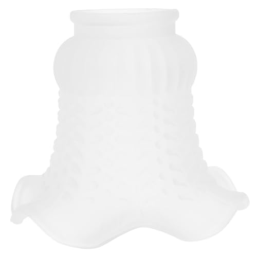 BUGUUYO Moderner Mattierter Glas Lampenschirm Ersatzschirm für Pendelleuchten Einfache Installation Vielseitig Nutzbar für Wohnzimmer Schlafzimmer Wand und Deckenleuchten Teilig von BUGUUYO