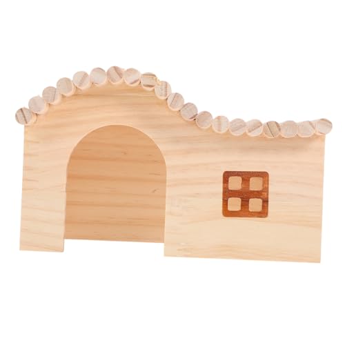 BUGUUYO Natürlicher Holz Unterschlupf für Meerschweinchen Für Hamster Igel und Mäuse Gemütlicher Rückzugsort Leicht zu Reinigen und Platzsparend BUGUUYO Natürlicher Holz Unterschlupf für Meerschweinchen Für Hamster Igel und Mäuse Gemütlicher Rückzugsort Leicht zu Reinigen und Platzsparend von BUGUUYO