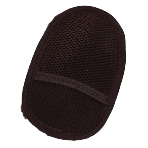 BUGUUYO PU Reinigungshandschuhe Polierhandschuhe mit Starker Absorption für PU Schuhe Lederpflege Autoinnenraum Reinigung Vielseitig Einsetzbar Schwarz Klein von BUGUUYO