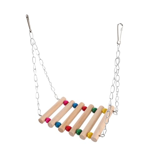 BUGUUYO Papageien Kletterleiter aus Holz mit für Wellensittiche Stabile Struktur Installieren für Vogelkäfige und Kleine Haustiere BUGUUYO Papageien Kletterleiter aus Holz mit für Wellensittiche Stabile Struktur Installieren für Vogelkäfige und Kleine Haustiere von BUGUUYO