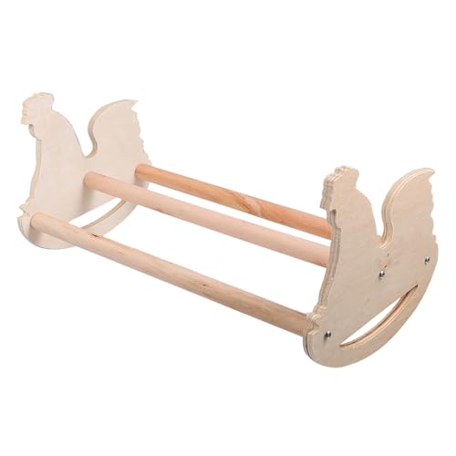 BUGUUYO Pet Bird Perch Stand Hühnerform Holz Sitzstange Kreativer Vogelstand für Hühner Papageien und Tauben Multifunktional mit Natürlicher Holzoberfläche zur Fußübung und Dekorativem BUGUUYO Pet Bird Perch Stand Hühnerform Holz Sitzstange Kreativer Vogelstand für Hühner Papageien und Tauben Multifunktional mit Natürlicher Holzoberfläche zur Fußübung und Dekorativem von BUGUUYO