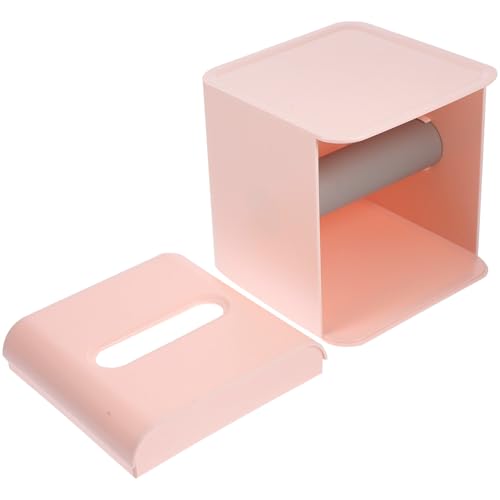 BUGUUYO Quadratische Taschentuchbox Modernes Design Rollpapierhalter Aufbewahrungsbox für Zuhause Büro Papierhandtuchspender Rosa BUGUUYO Quadratische Taschentuchbox Modernes Design Rollpapierhalter Aufbewahrungsbox für Zuhause Büro Papierhandtuchspender Rosa von BUGUUYO