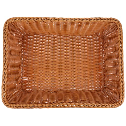 BUGUUYO Winzige Körbe Aus Rattan-imitation Zur Aufbewahrung Im Garten Zum Sammeln Von Gemüse Gewebter Picknickkorb Für Beeren von BUGUUYO