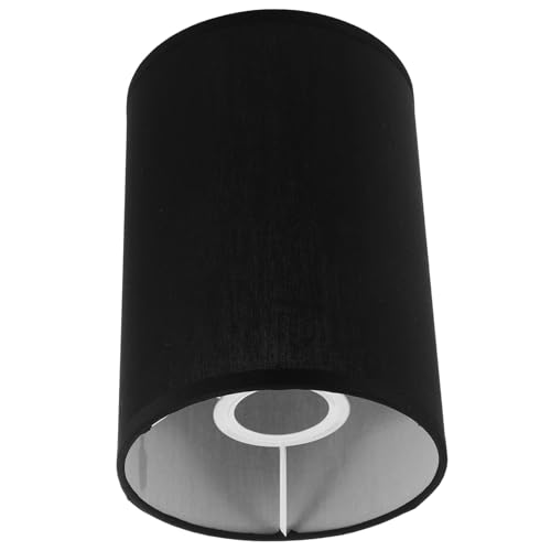 BUGUUYO Runder Dekorativer Lampenschirm Fassung Moderner Schwarzer Lampenschirm für Tisch Stehlampe für Wohnzimmer Schlafzimmer und Arbeitszimmer Natürliche Atmosphäre Erzeugend BUGUUYO Runder Dekorativer Lampenschirm Fassung Moderner Schwarzer Lampenschirm für Tisch Stehlampe für Wohnzimmer Schlafzimmer und Arbeitszimmer Natürliche Atmosphäre Erzeugend von BUGUUYO